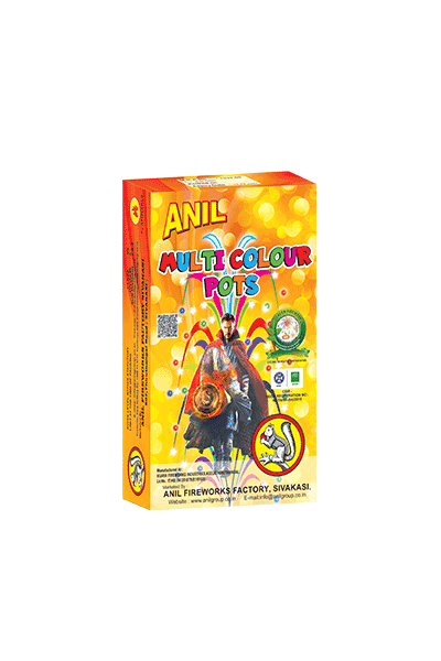 MULTI COLOUR POTS (5 X 1)